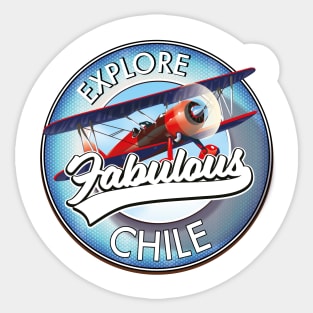 explore fabulous Chile logo Sticker